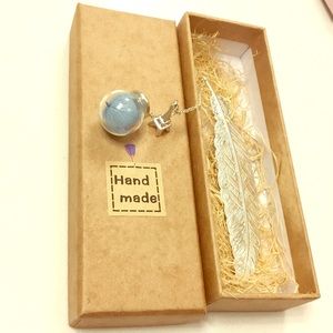 Sliver leaf & Flower Bookmark